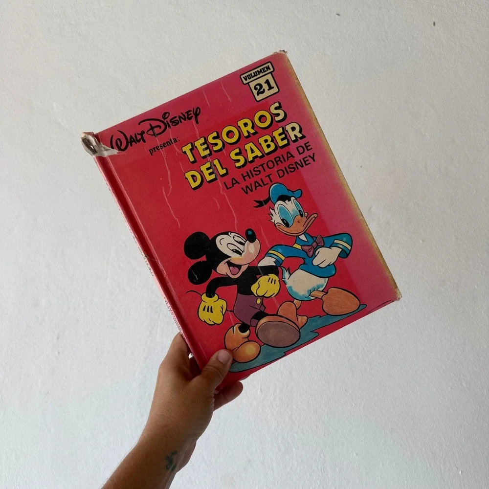 Vintage Walt Disney Tesoros Del Saber Vol 21 La Historia de Walt Disney 1988